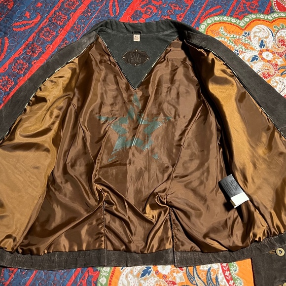 Ladies Sueded Leather Jacket. XL - Picture 5 of 11